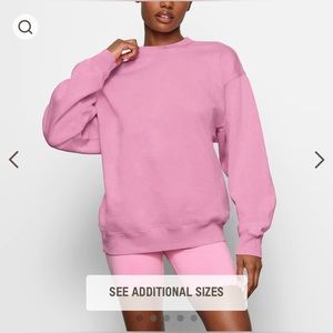 Skims Boyfriend Fleece Crewneck